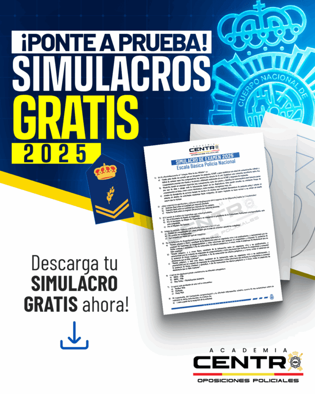 Simulacros gratuitos para opositores policiales